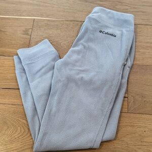 Columbia Kids' Light Gray Fleece Leggings